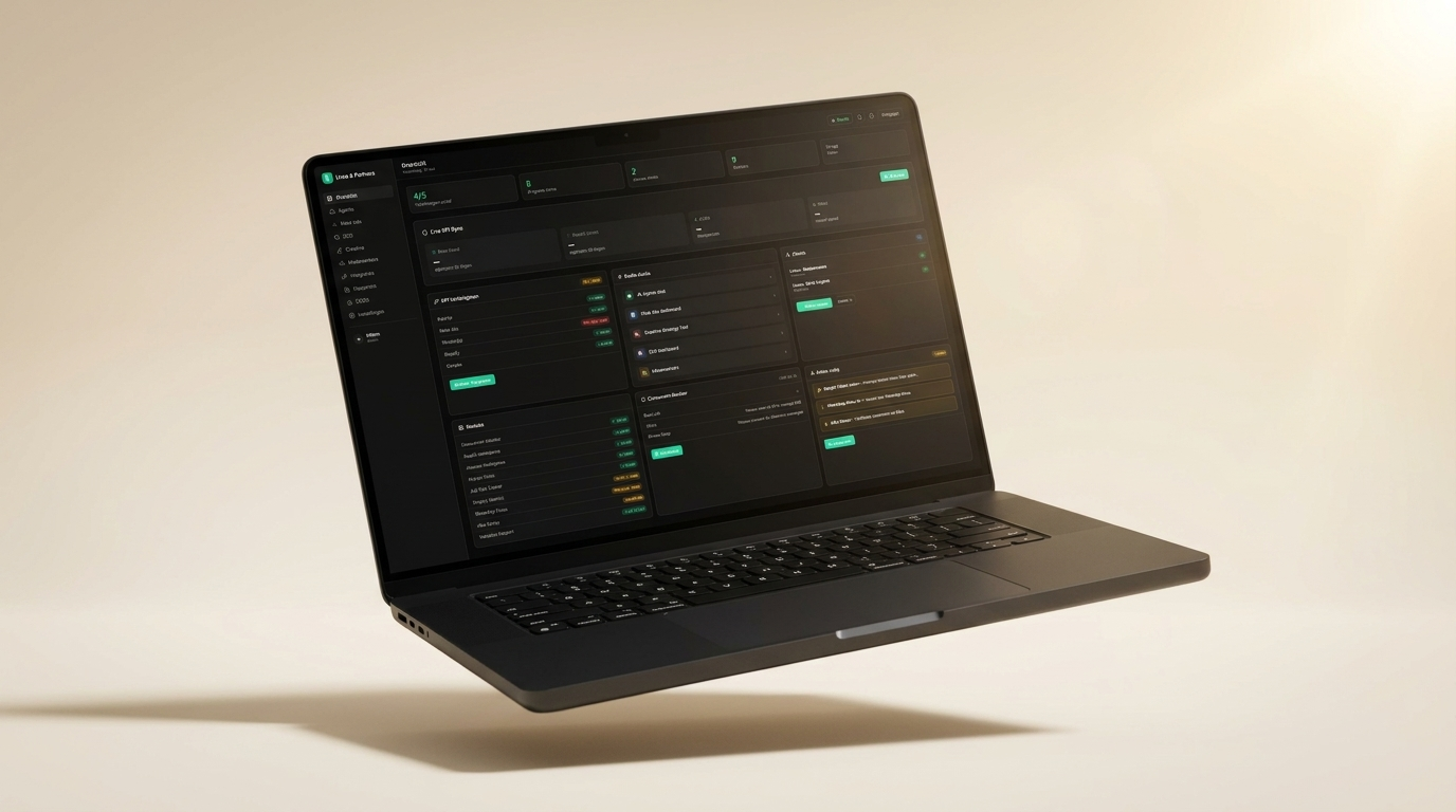 Ecom Dashboard op een MacBook